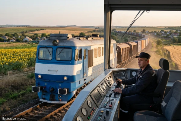 Moldova's railway launched its first freight train operated by a single engineer