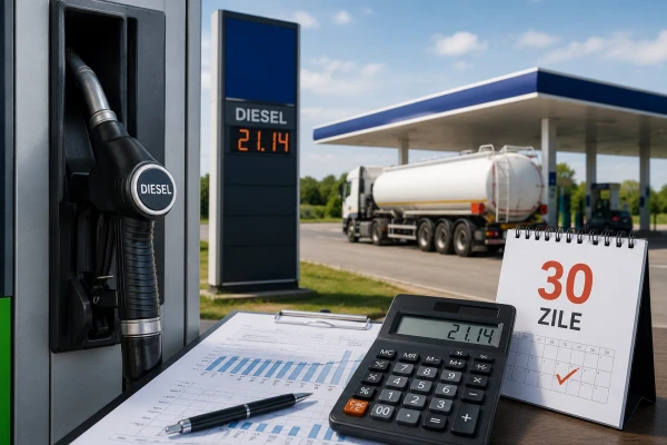 În Moldova, formula de calcul al prețului maxim al motorinei va fi modificată pentru o perioadă de 30 de zile