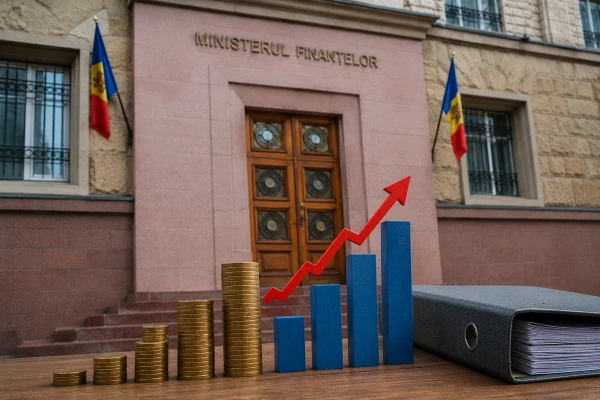 Datoria publică internă a Moldovei a crescut, în iulie, până la 57,77 miliarde de lei