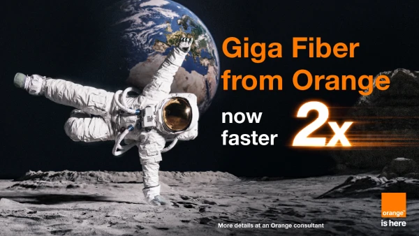 A new level of performance for home internet: Orange Moldova launches new Giga Fiber plans with speeds of up to 2.2 Gbps and Giga Box Wi-Fi 7