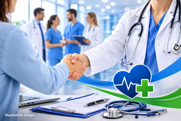 There are job openings in the healthcare sector with salaries of up to 30,000 lei per month