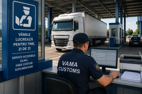 Formalitățile vamale pentru întreprinderi vor fi disponibile zilnic, fără costuri suplimentare