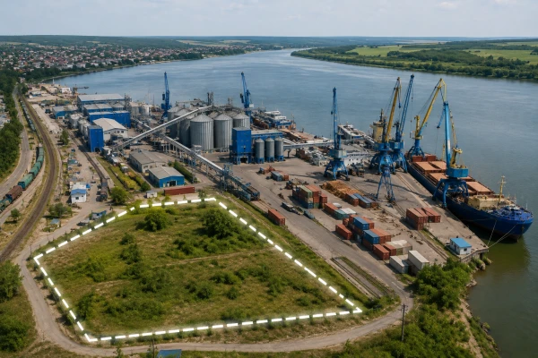 Pentru extinderea portului Giurgiulești, se va expropria încă un teren