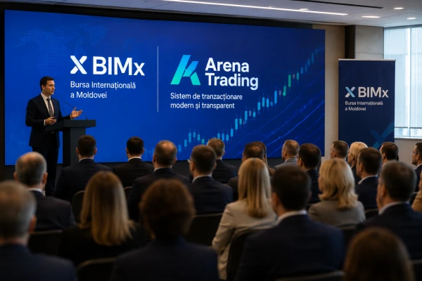 La Chișinău vor fi prezentate Bursa Internațională a Moldovei (BIMx) și sistemul Arena Trading