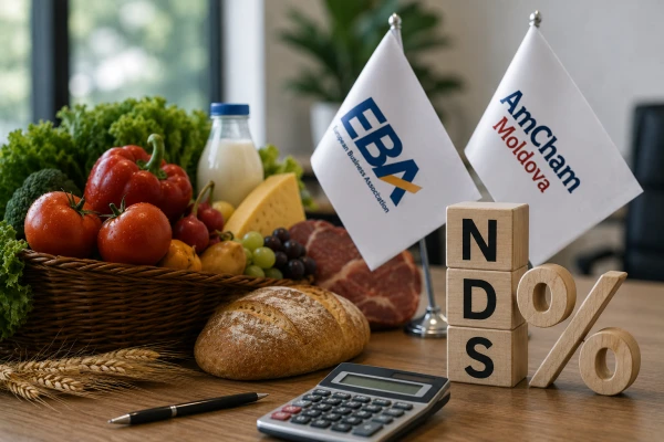 The EBA and AmCham Moldova have called for the preservation of the preferential VAT rate on agri-food products