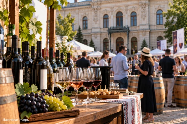 At the artisanal wine festival in Moldova, 250 wines from 40 winemakers were showcased
