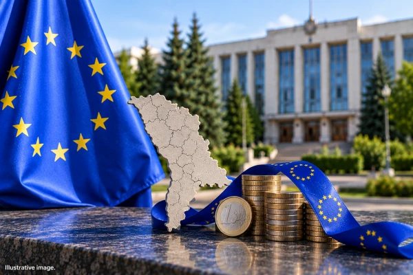 Moldova a primit 667,6 milioane de euro sub formă de sprijin bugetar în 2025