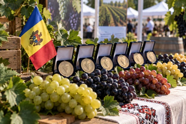 Moldova a câștigat șase diplome la expoziția-concurs de struguri de masă din România