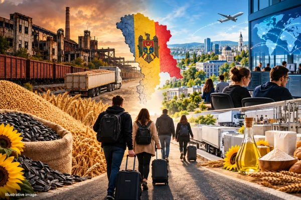 Devine oare Moldova o țară postindustrială, ocolind etapa industrială?