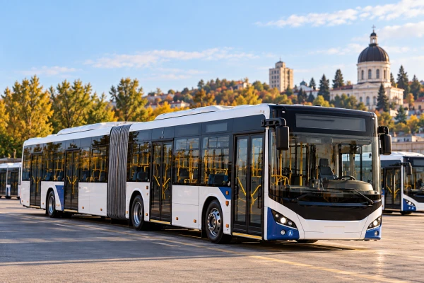 Parcul de autobuze din Chișinău va fi suplinit cu 21 de autobuze