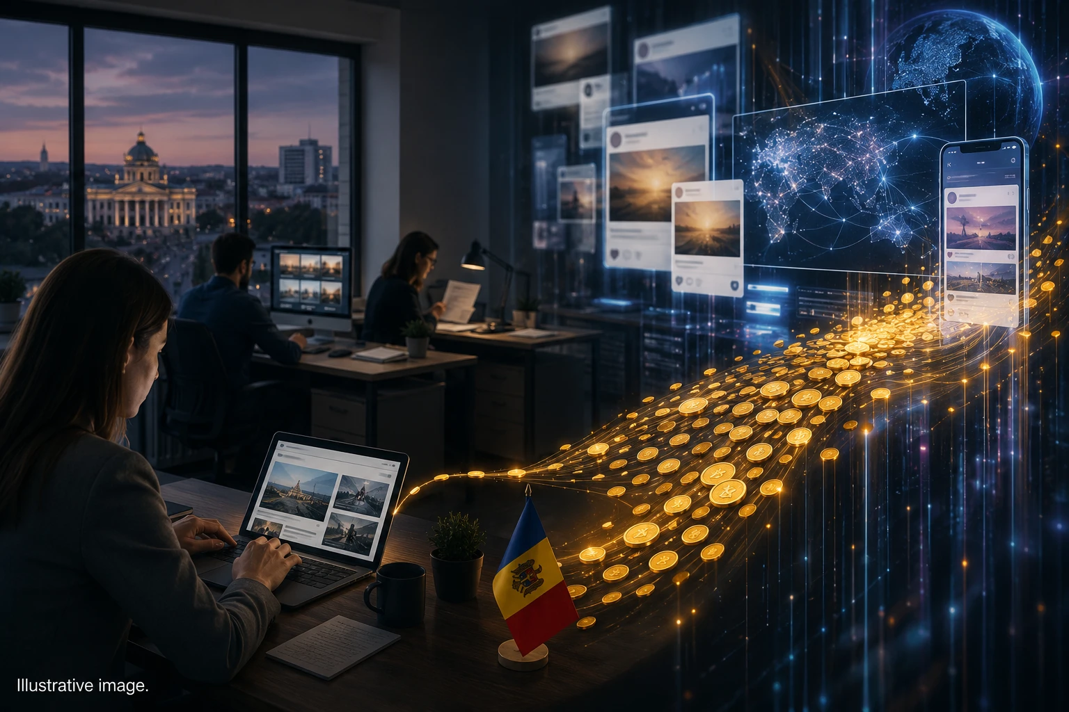 Piața publicitară este în creștere, dar nu și în Moldova: site-urilor locale le revine doar 5%