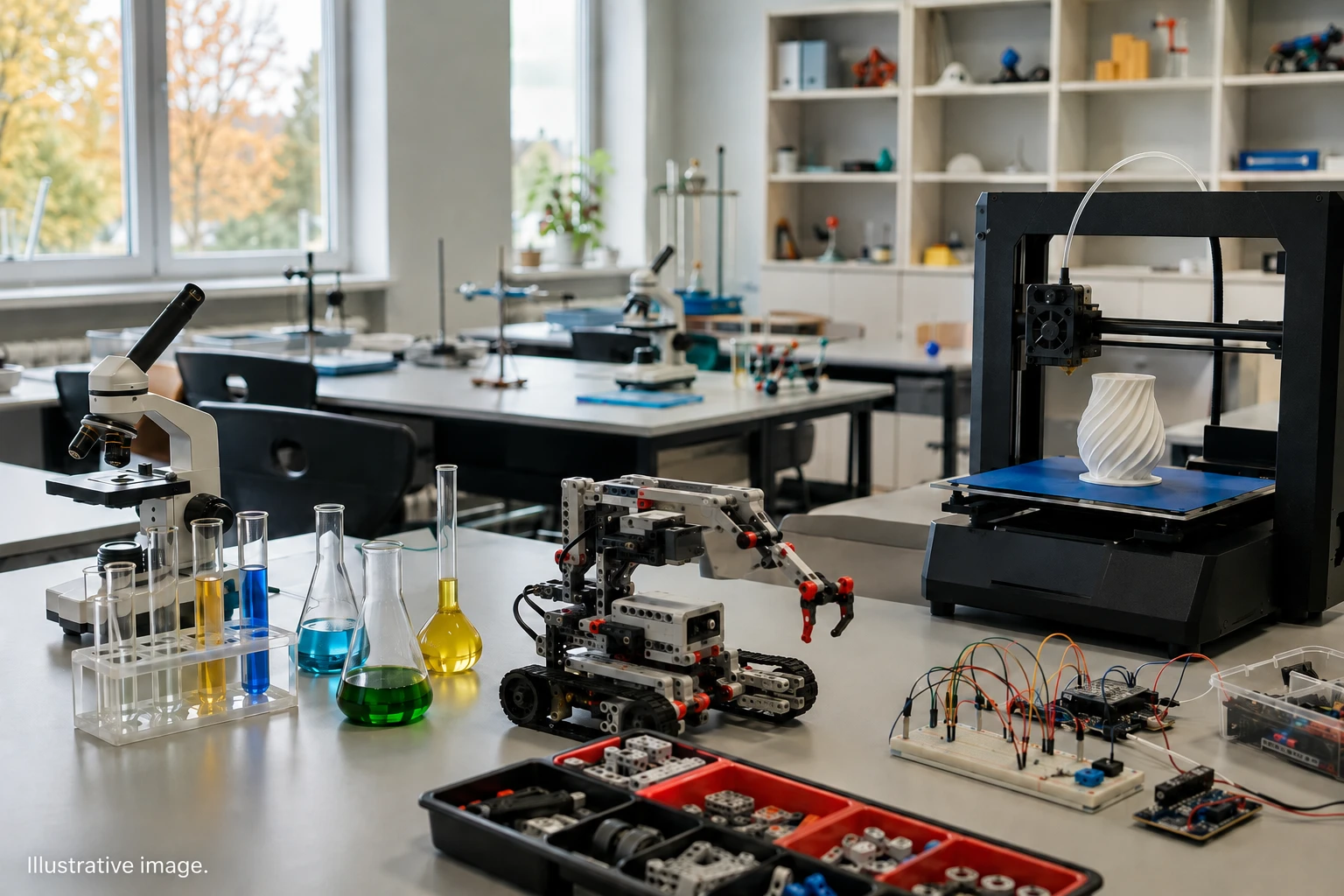 108 școli din Moldova vor primi echipamente pentru experimente, robotică și modelare 3D
