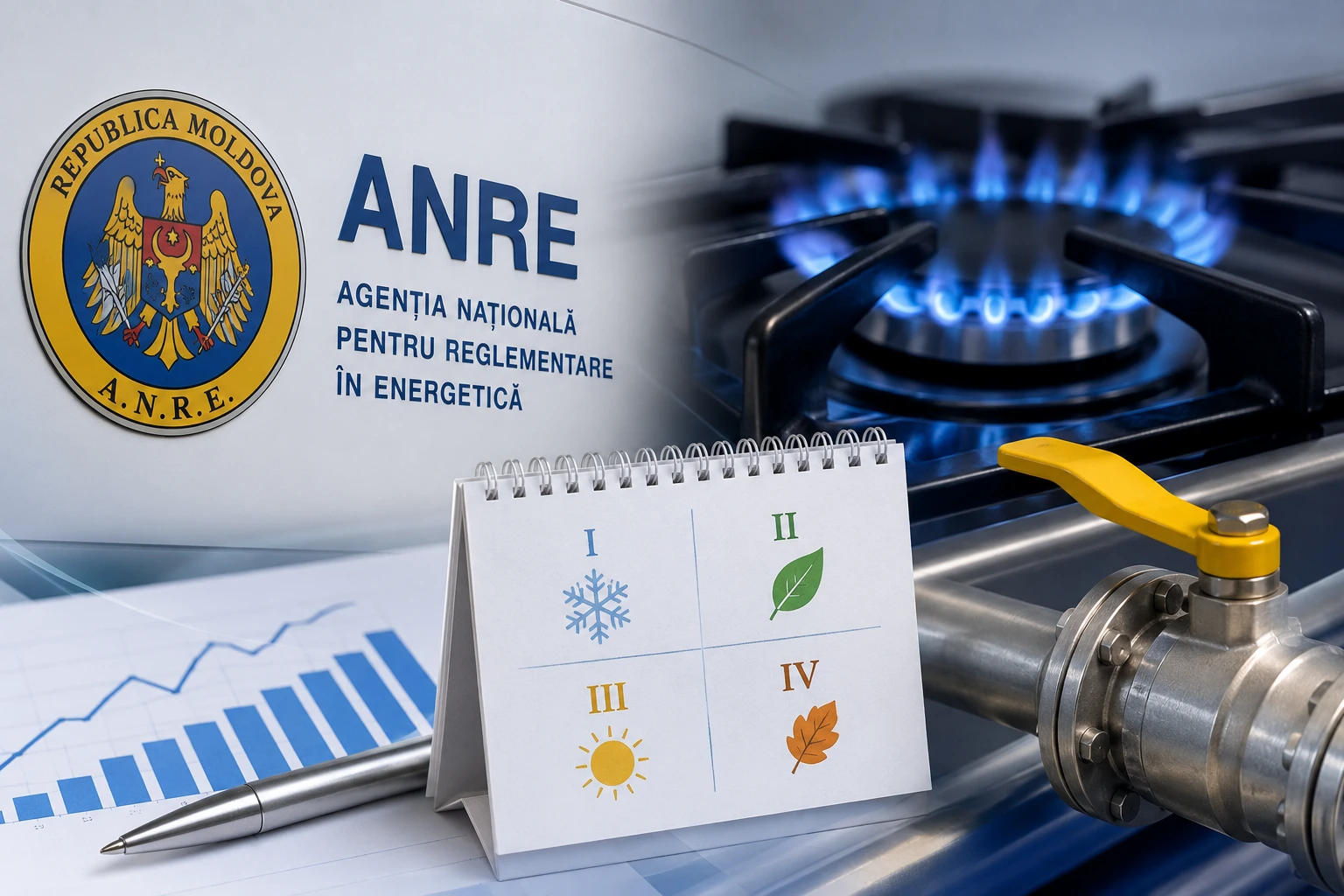Prețurile la gaz pentru consumatori vor fi ajustate trimestrial în Moldova