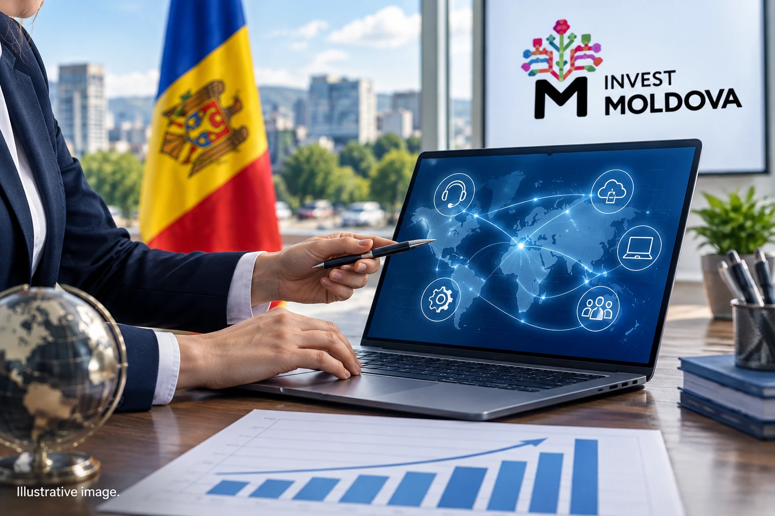 Exportul de servicii a devenit una dintre principalele surse de creștere economică a Moldovei în anul 2025