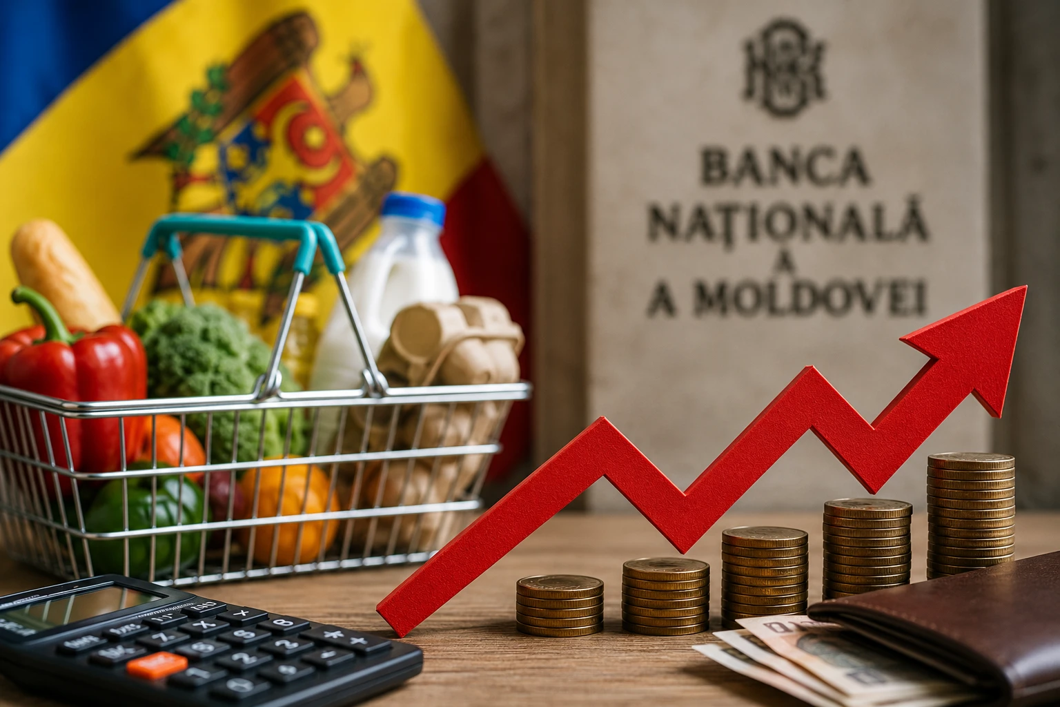 Inflația anuală a înregistrat în iunie o valoare de 6,51% și se situează, pentru a treia lună consecutivă, peste limita superioară a intervalului țintă stabilit de BNM