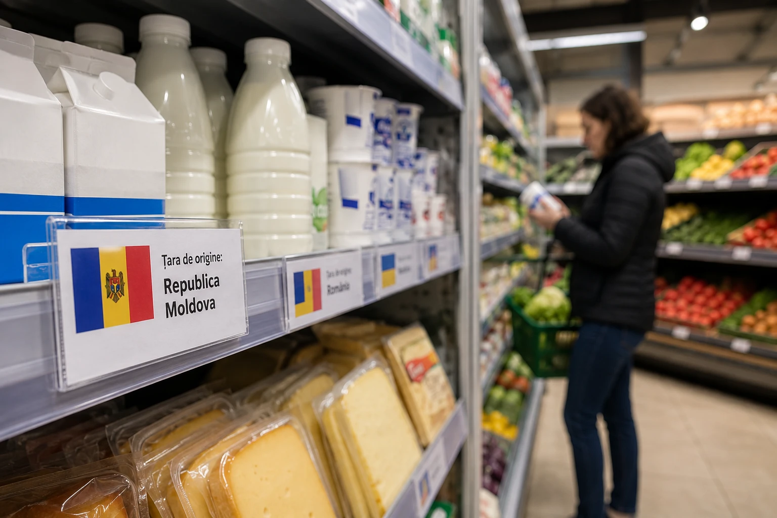 Comercianții sunt obligați să menționeze pe eticheta de preț țara de origine a produselor alimentare