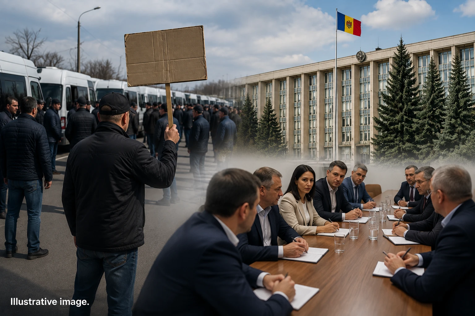 APOTA a amenințat cu proteste din cauza reformei transportului de pasageri, iar autoritățile au făcut apel la dialog