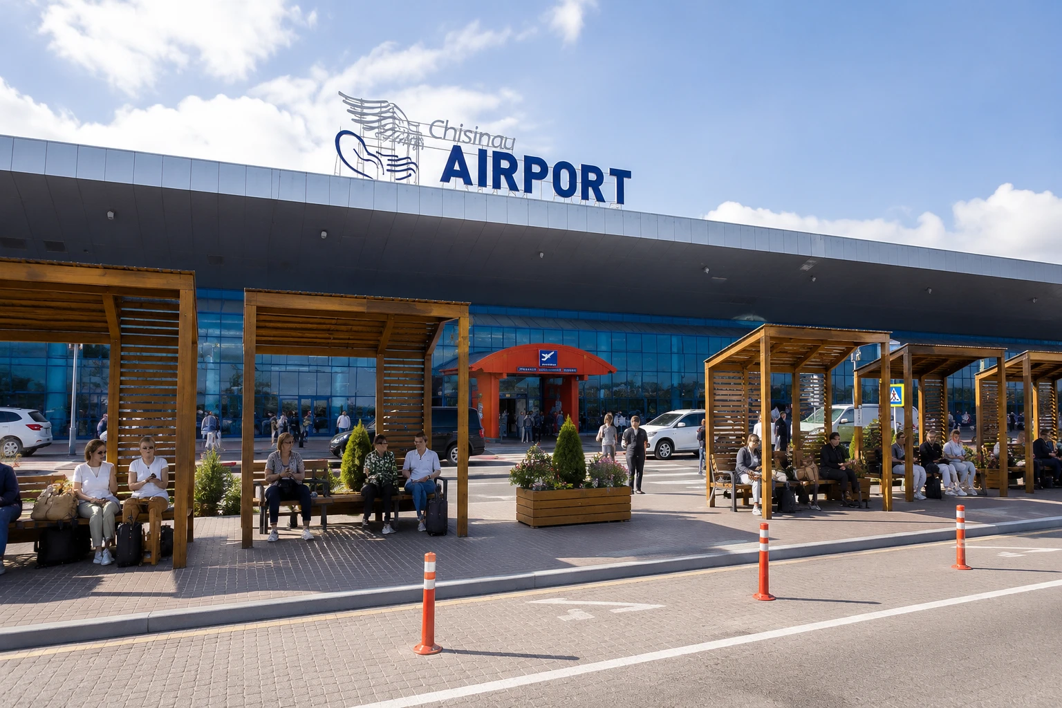 La aeroportul din Chișinău au fost amenajate corturi și se va face bilanțul proiectului privind transportul gratuit din Revaca