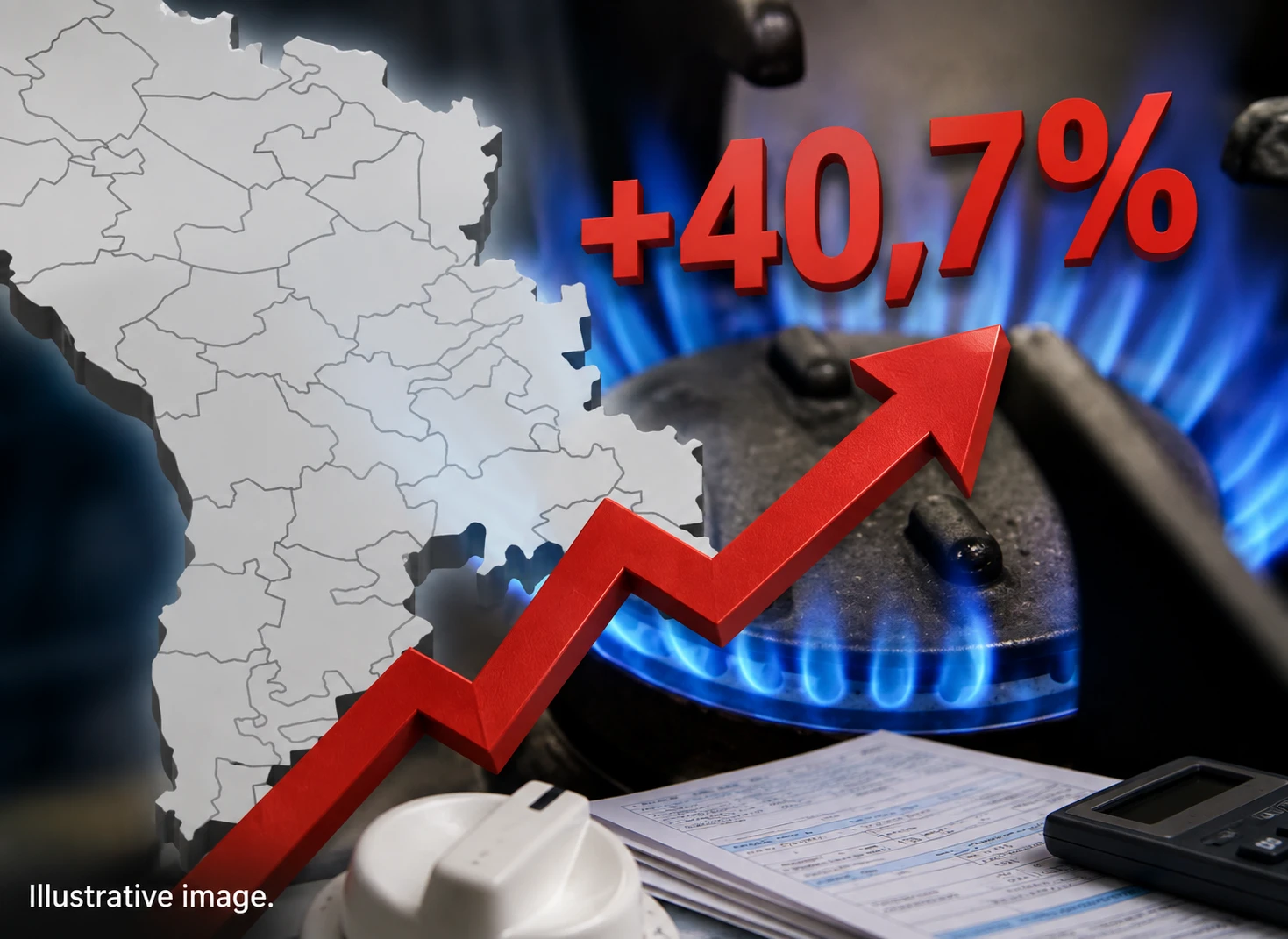 ANRE intenționează să majoreze tariful la gaz pentru populație cu 40,7%