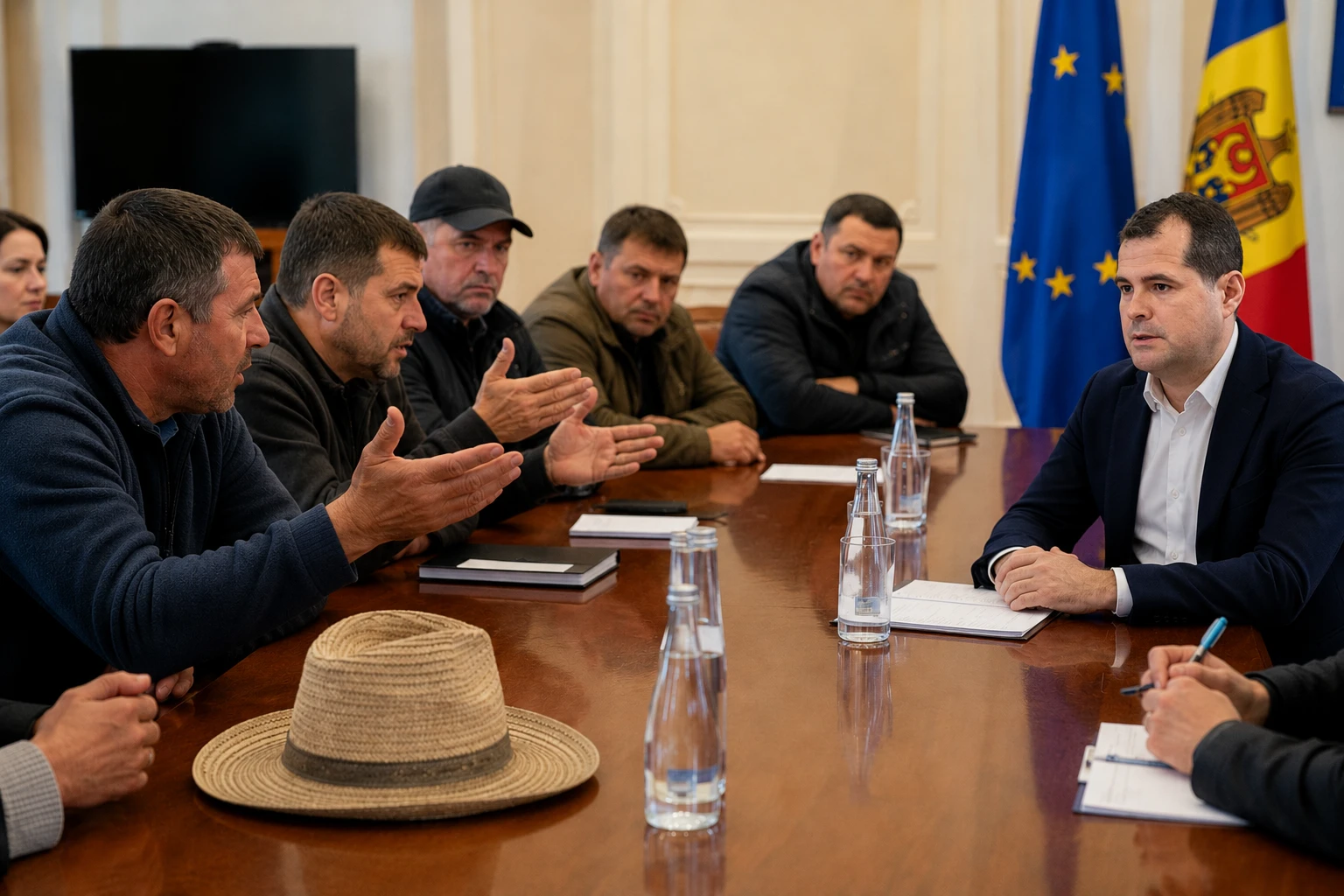 Asociația "Forța fermierilor" este nemulțumită de modul în care s-a desfășurat întâlnirea cu prim-ministrul