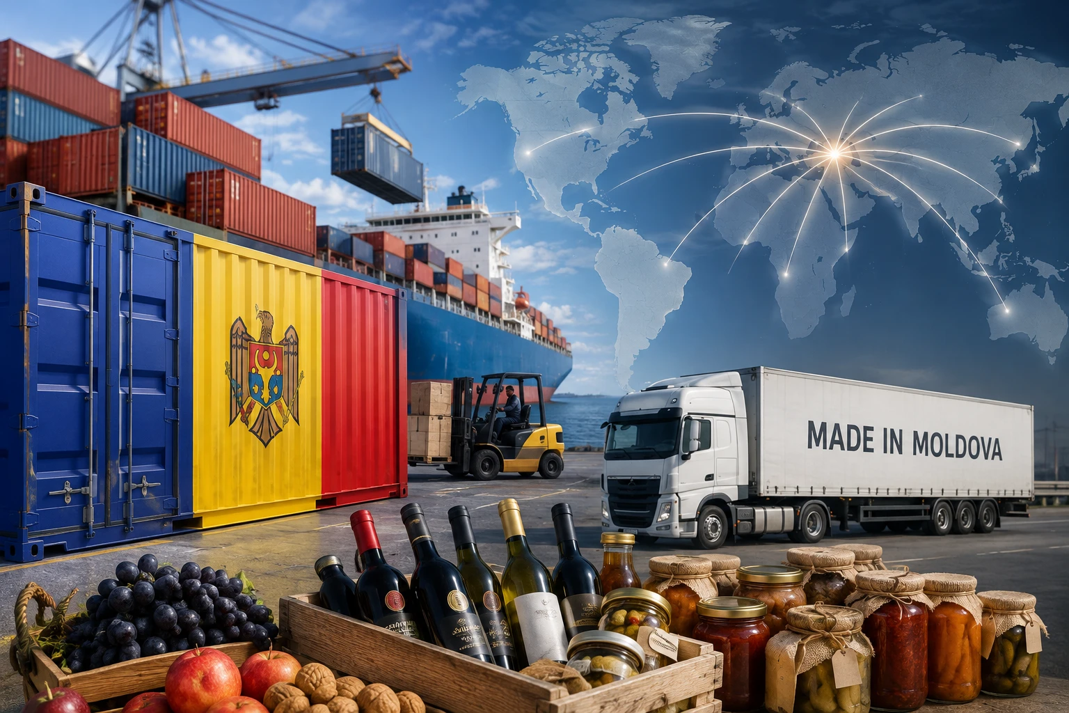 Молдавская продукция укрепляет позиции на новых рынках и расширяет экспортное присутствие