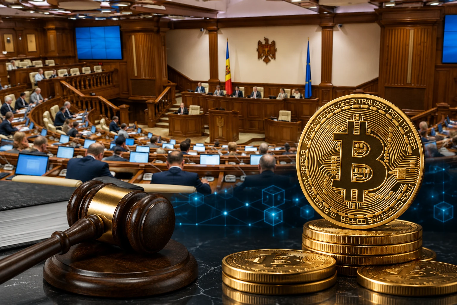 Парламент Молдовы одобрил законопроект о рынке криптоактивов