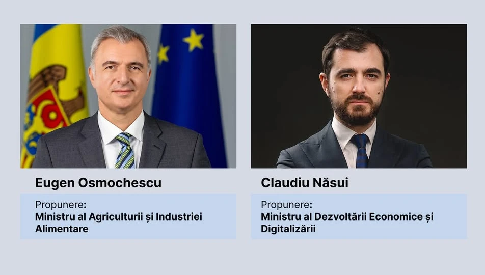 Moldova will appoint new Ministers of Economy and Agriculture