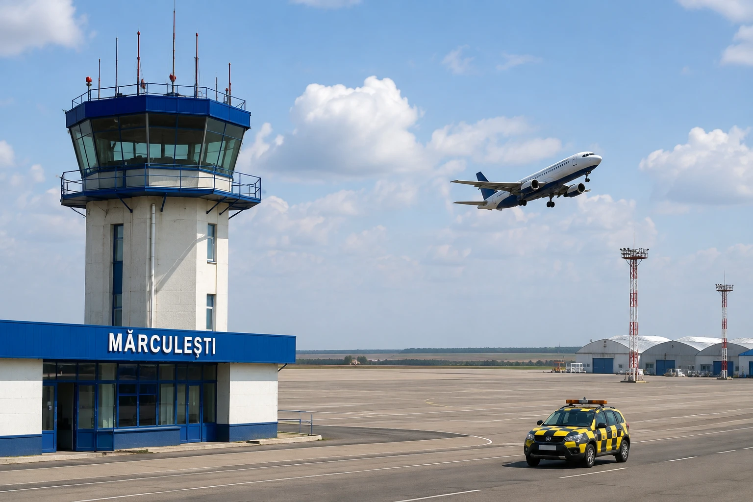Infrastructura aeroportului din Mărculești va intra sub administrarea Aeroportului din Chișinău