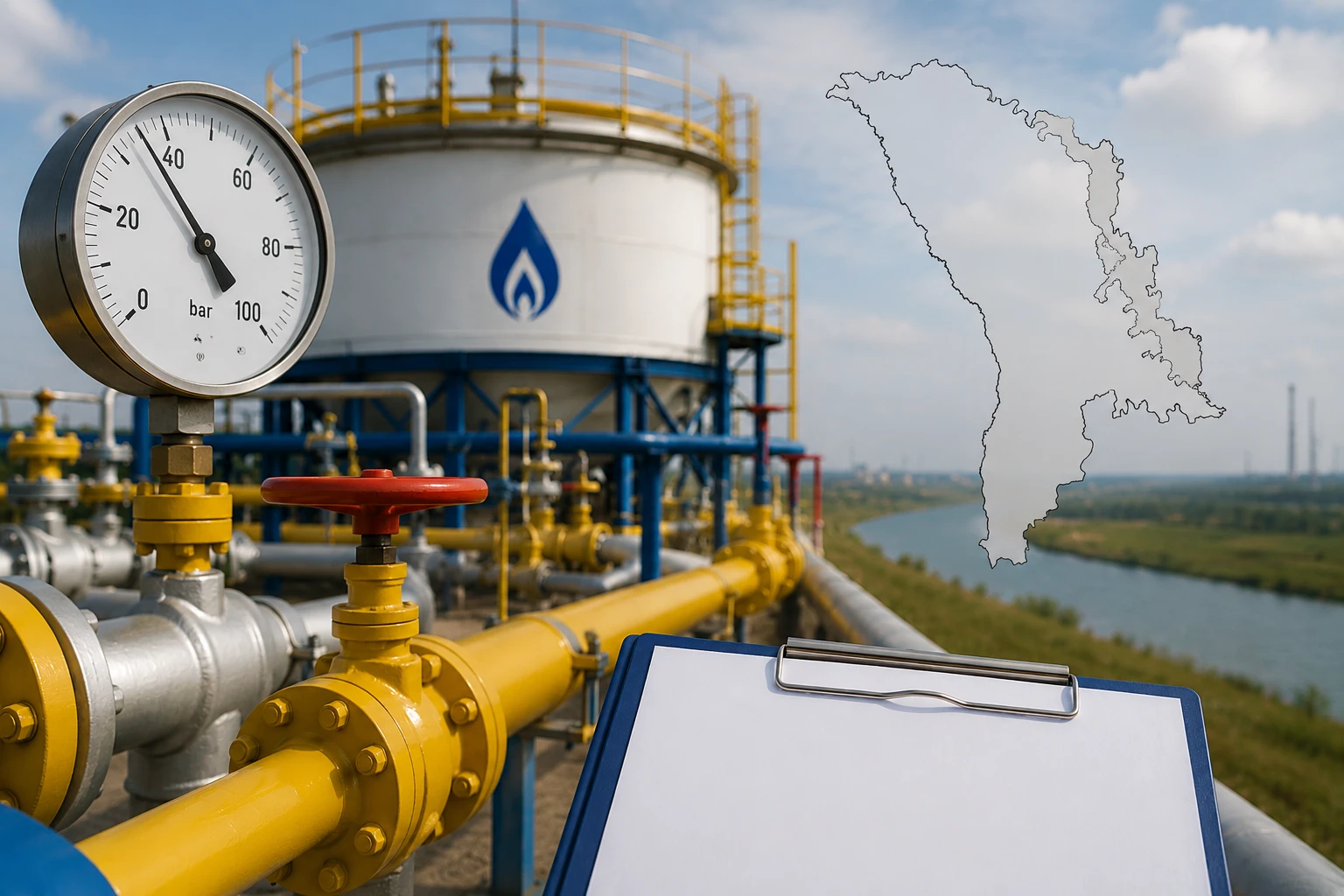 Молдова ввела требования к обязательным запасам газа для снабжения Приднестровья