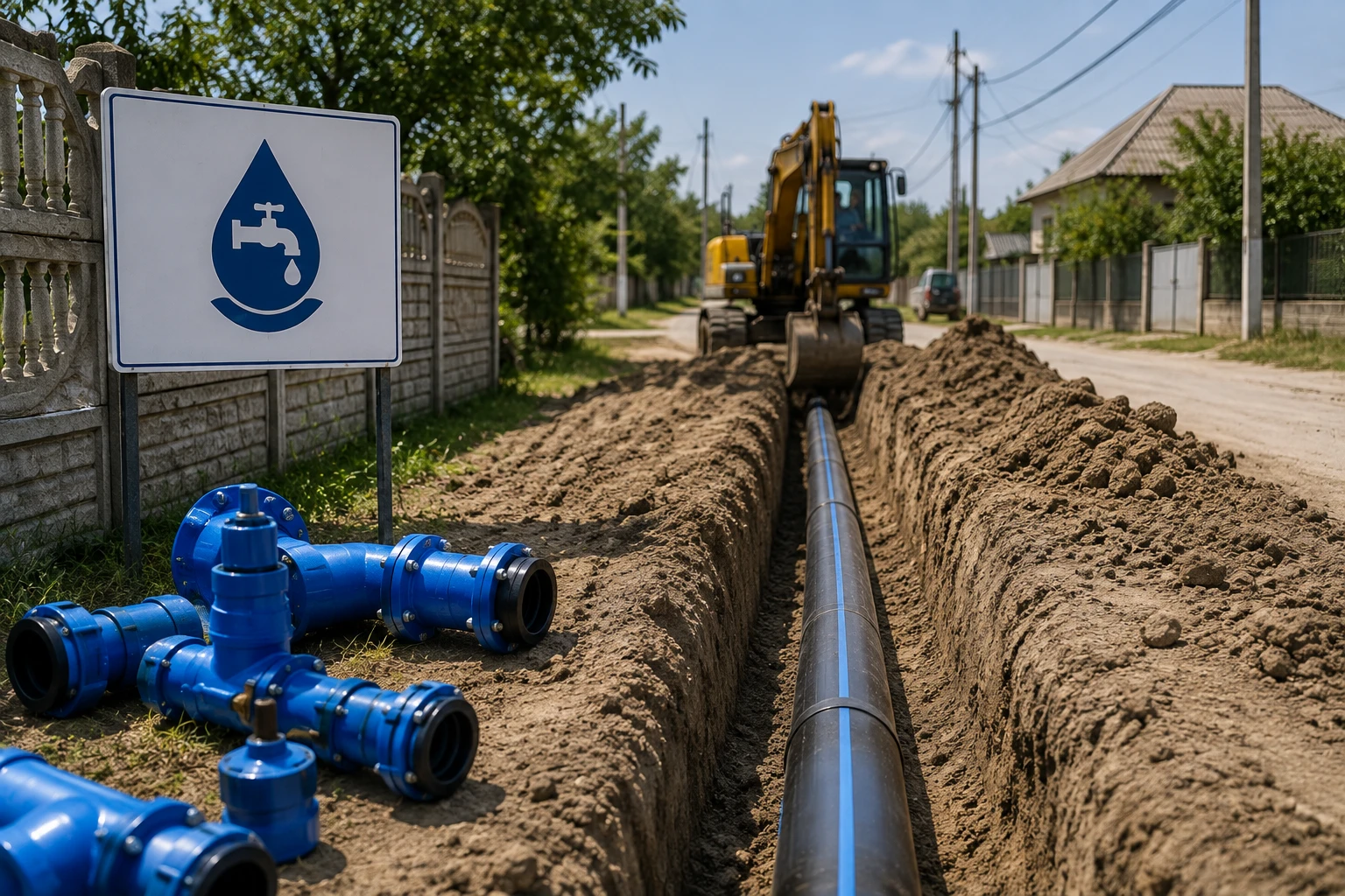 În Cușmirca s-au construit aproape 15 km de rețea de alimentare cu apă, valoarea proiectului fiind de 8,83 milioane de lei