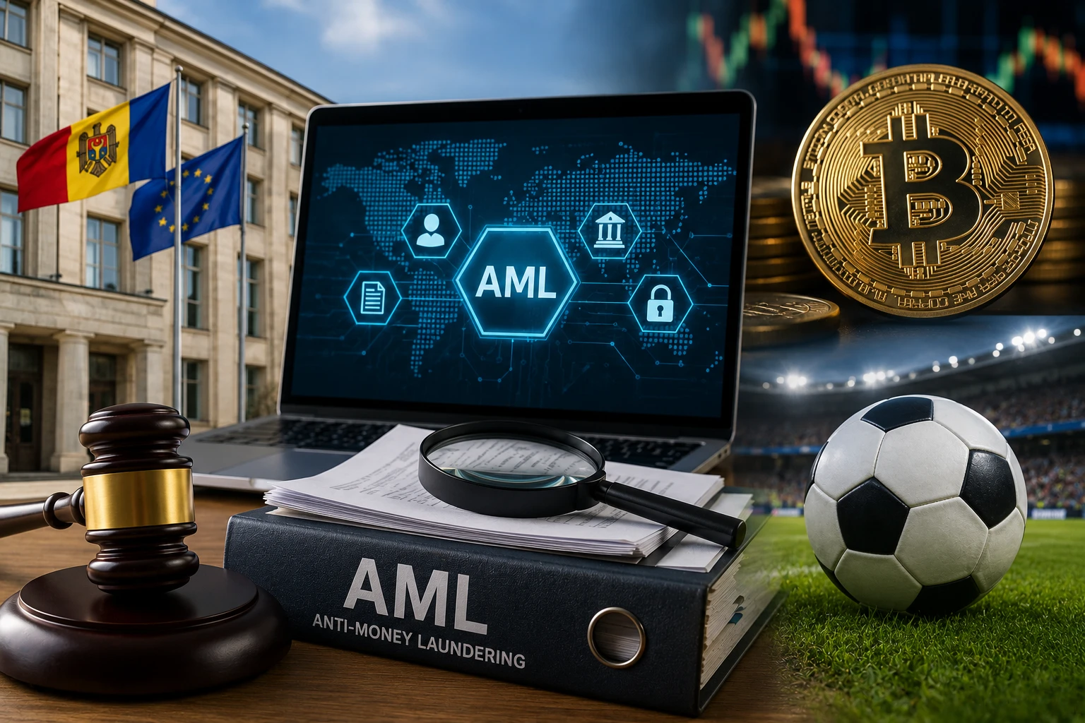 Companiile din domeniul criptomonedelor și cluburile de fotbal din Moldova vor fi incluse în sistemul de combatere a spălării banilor