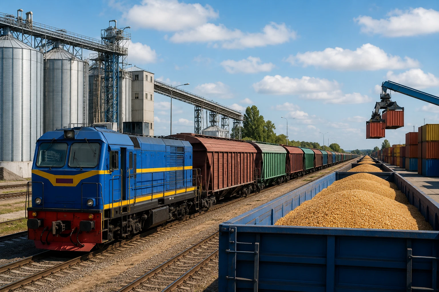 Moldova's Railways Increased Agricultural Exports and Freight Transit in August