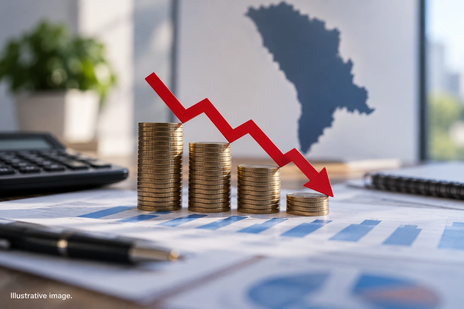 Creșterea PIB-ului Moldovei în 2026 va fi mai mică decât previziunea inițială