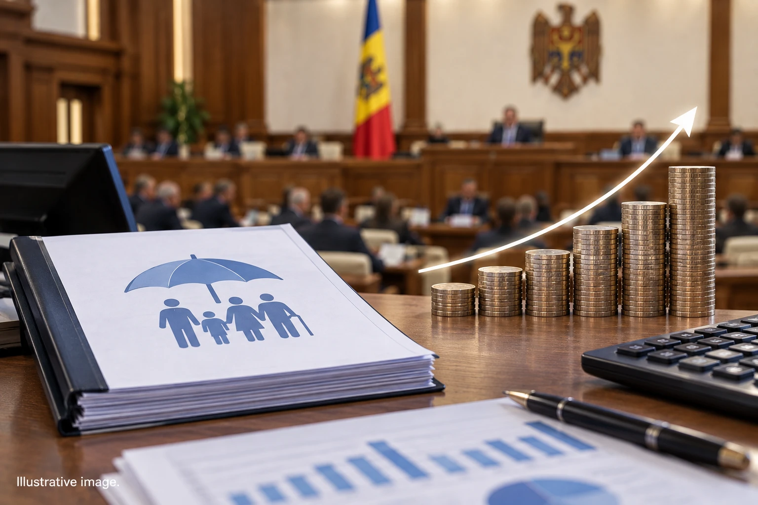 Парламент Молдовы увеличил доходы и расходы бюджета соцстрахования на 2026 год