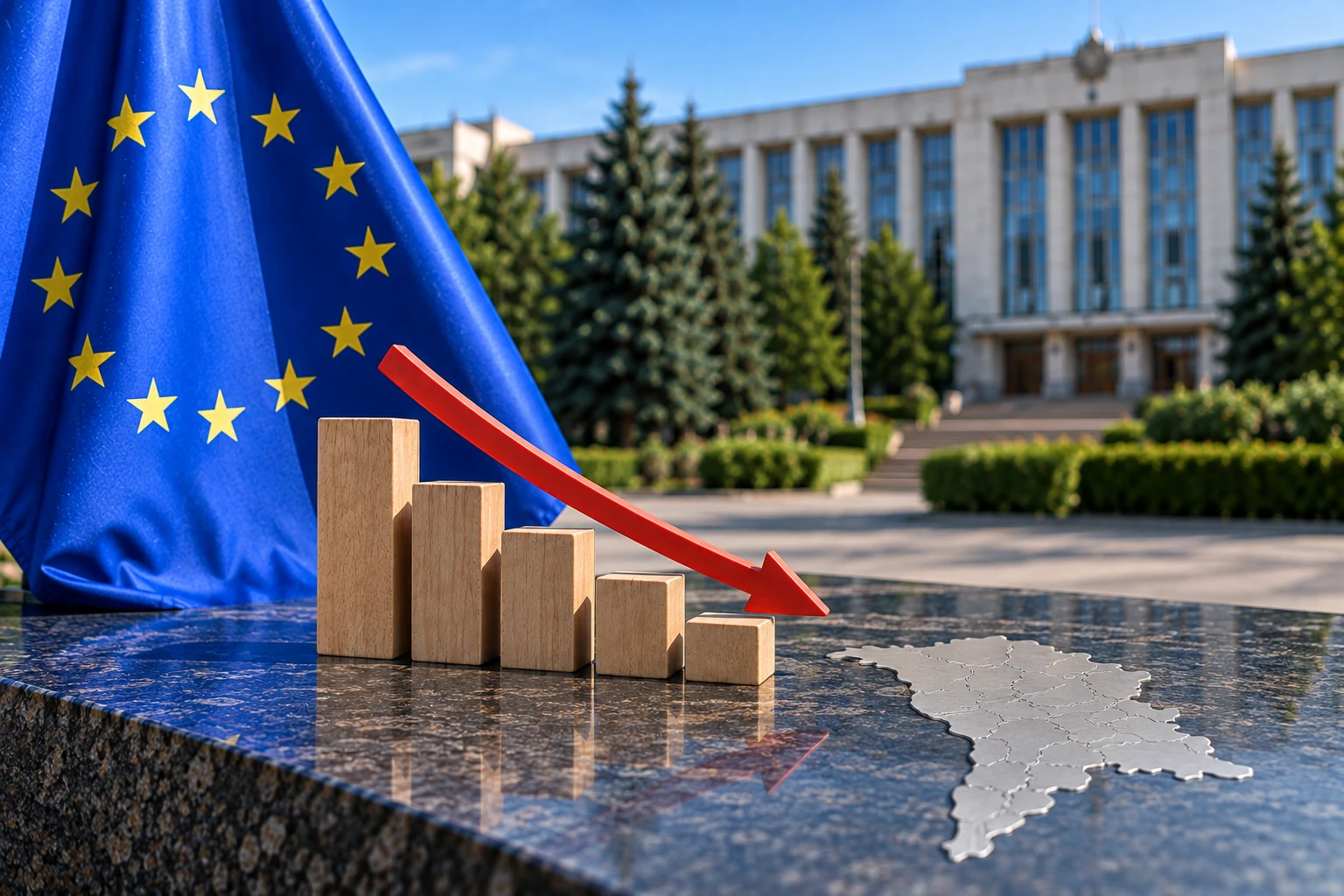 În 2025, Moldova a primit 1,4 miliarde de euro sub formă de ajutor extern, sumă mai mică decât cea din anul precedent