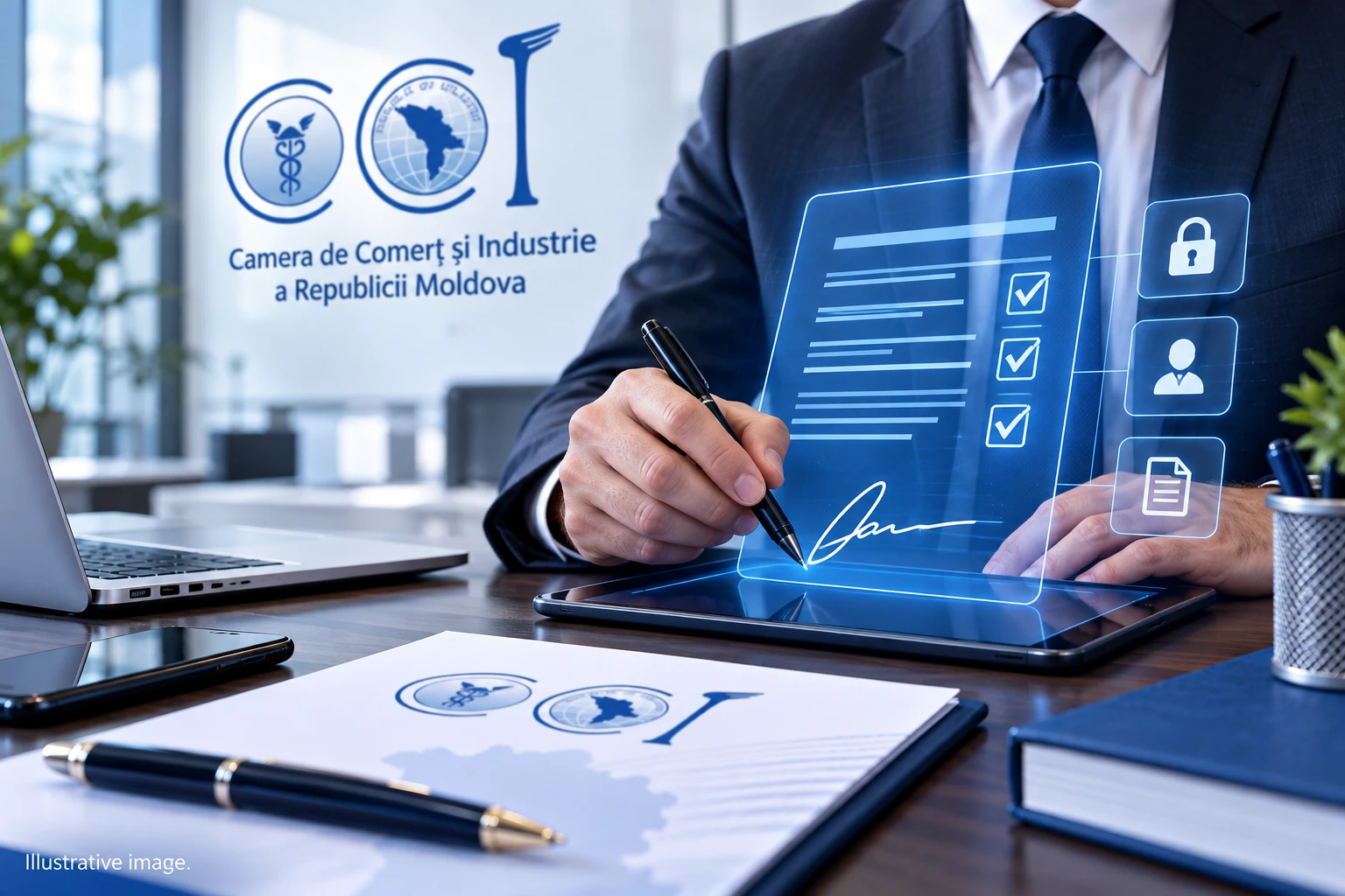 The Chamber of Commerce and Industry has launched a service for issuing qualified electronic signatures in Chisinau