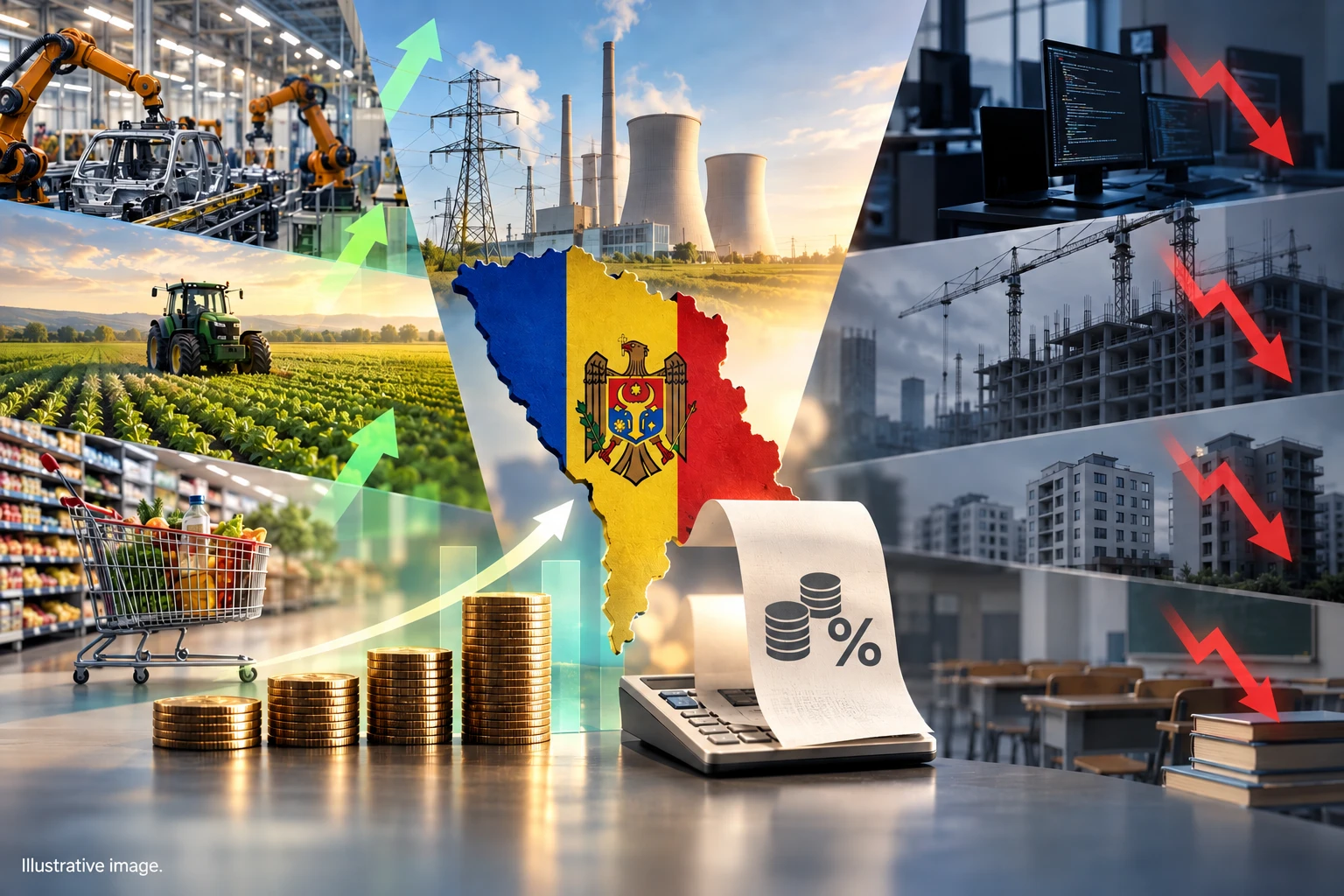 Moldova's GDP grew by 0.6%—and solely due to tax revenue