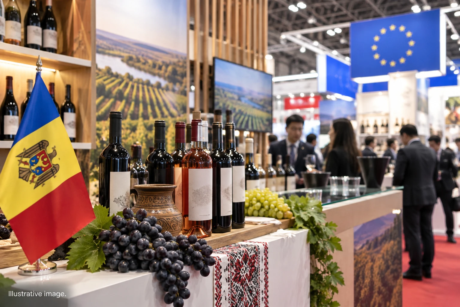 Moldova showcased its wines at the China-Europe Forum and the European Products Exhibition