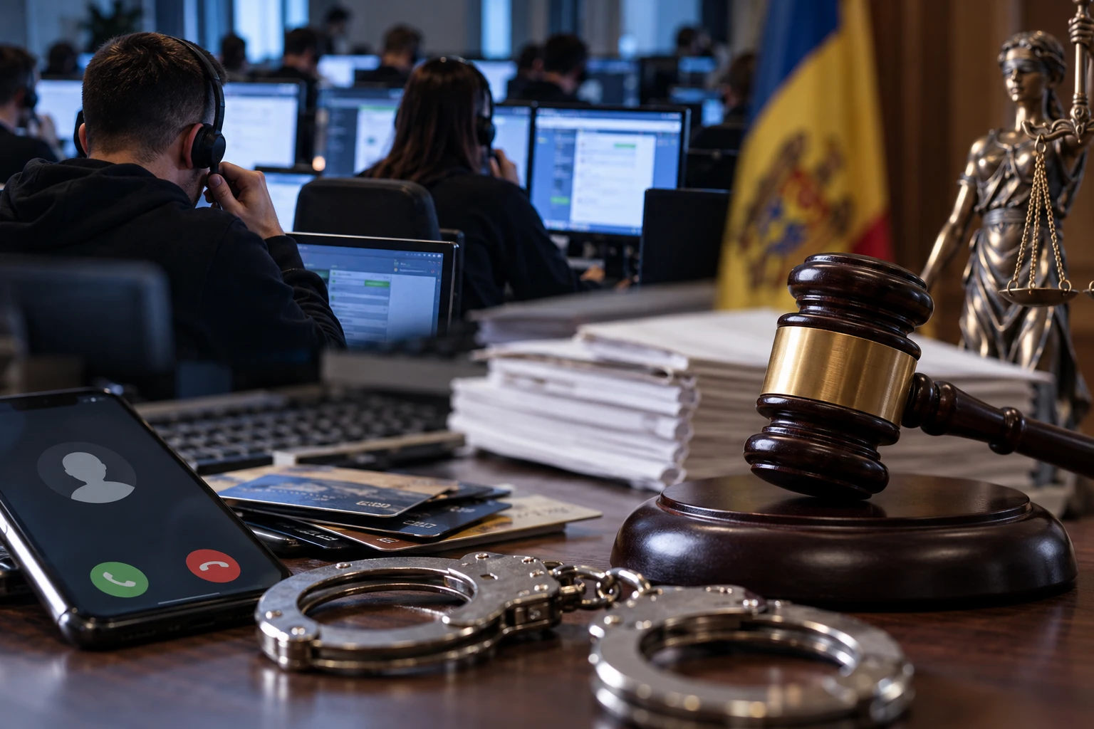 In Moldova, lawmakers are proposing to impose prison terms of up to 20 years for operating fraudulent call centers