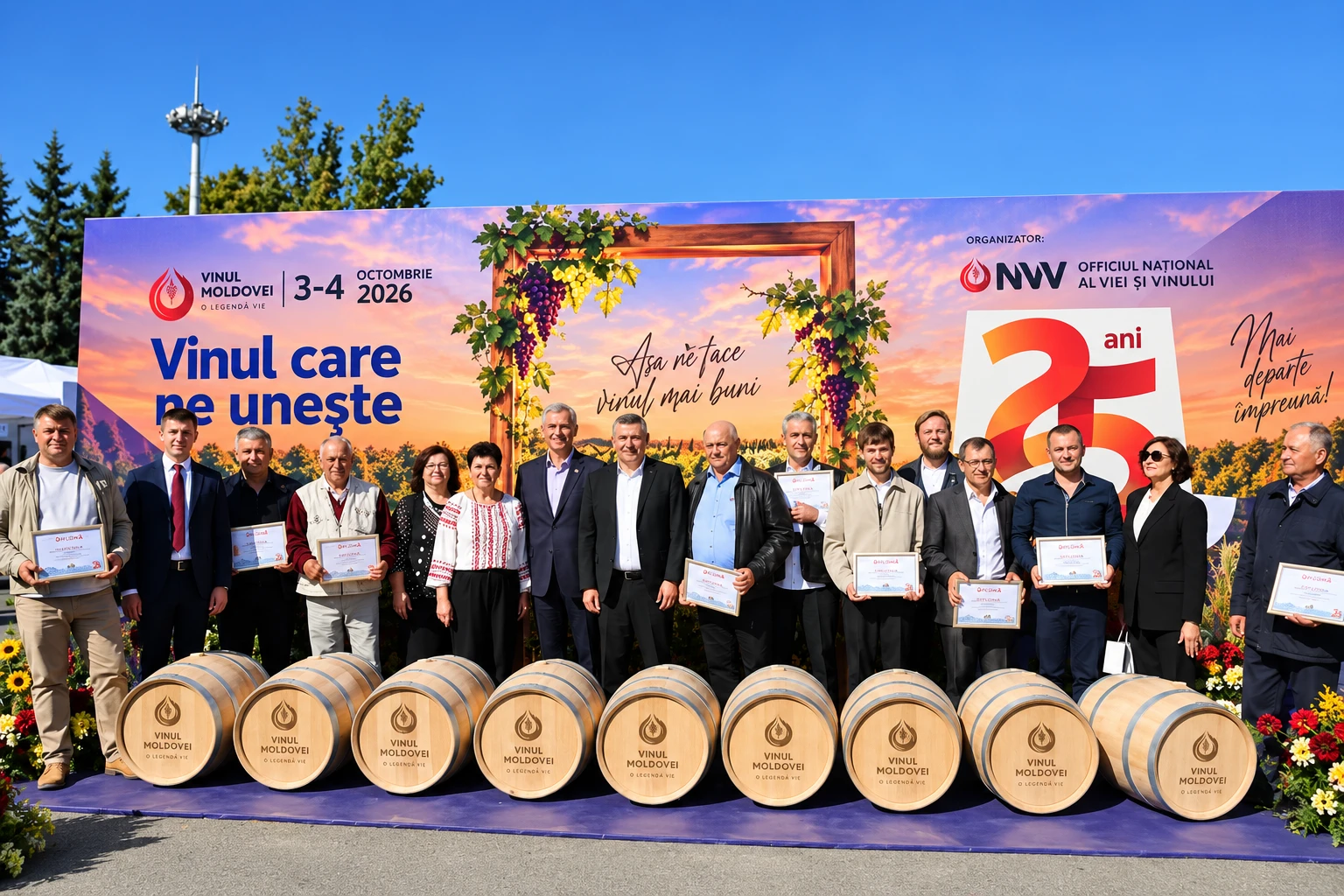 In Moldova, the winners of the "Polobocul de Aur-2025" home wine-making competition were honored