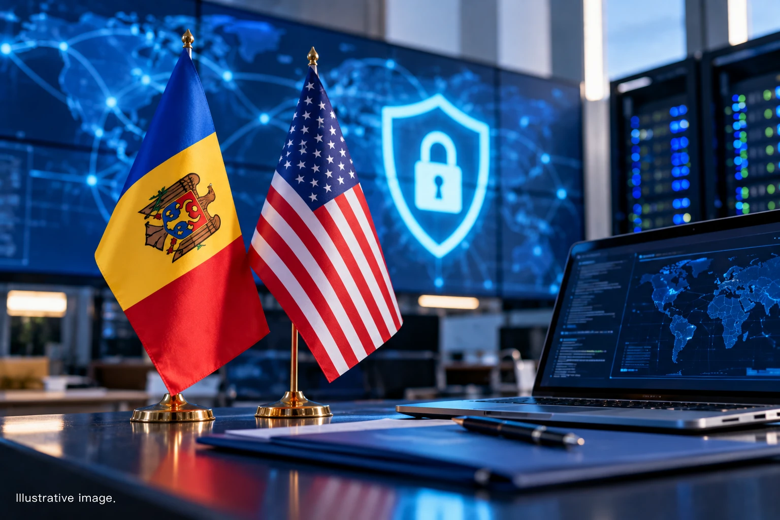 SUA au acordat Moldovei 8 milioane de dolari pentru consolidarea securității cibernetice