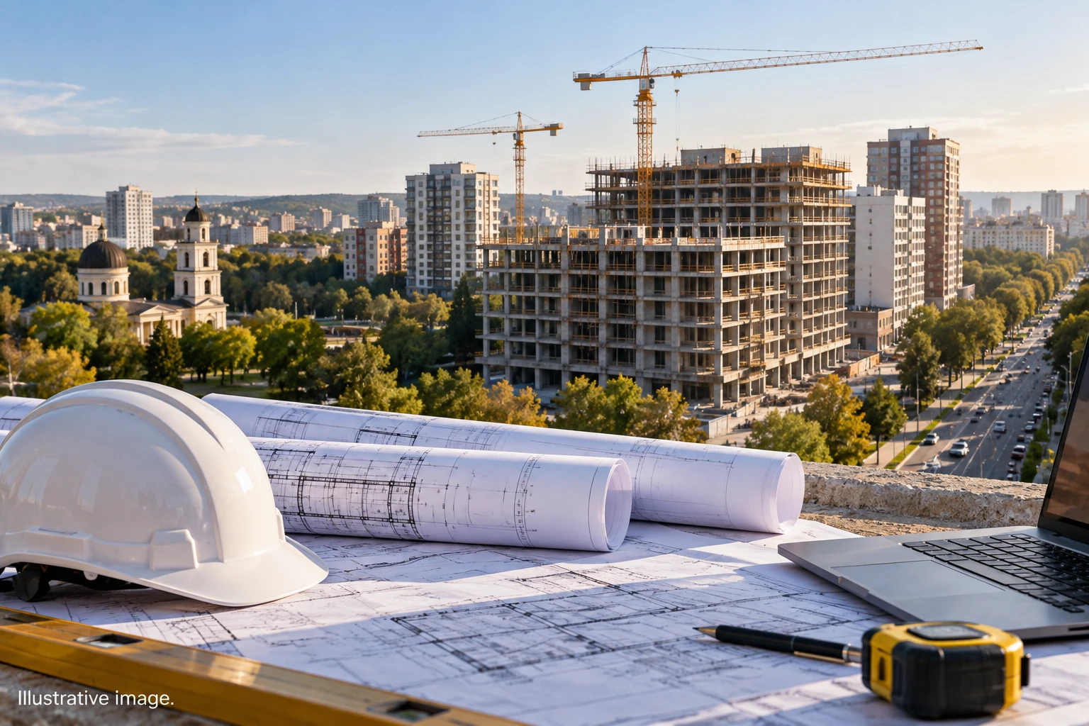 The number of building permits in Moldova declined during the first nine months of 2026