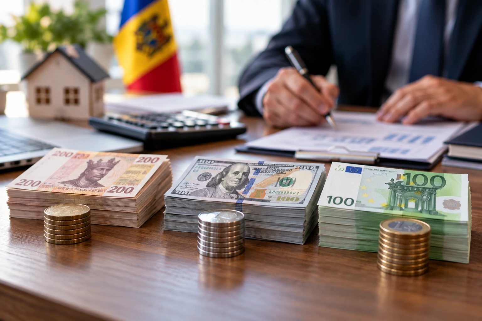 Oferta de valută din partea populației a crescut, acoperind cererea companiilor