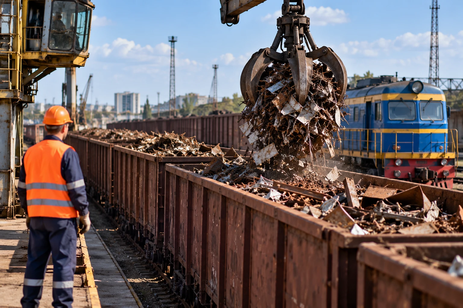 Moldova's railway has resumed scrap metal imports after a hiatus of several years
