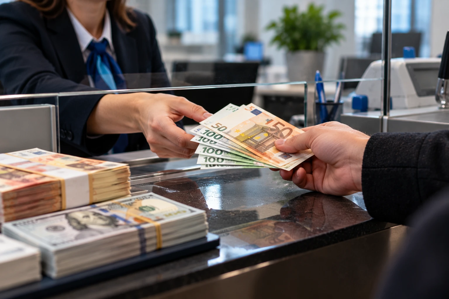 In Moldova, demand for foreign currency is almost entirely met by supply from the general public