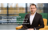 Vicepreședintele maib Alexandru Sonic - numit membru al Consiliului de Administrație al Bursei Internaționale a Moldovei 