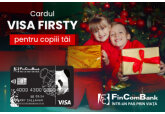 Cardul Visa FIRSTY de la FinComBank – un cadou sub brad pentru copilul tău!