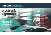 Maib offers business customers a new level of banking through the use of electronic signature
