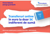 Victoriabank șterge granițele: transferuri în euro la doar 5 €, indiferent de sumă