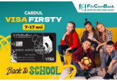 Pregătește-ți copilul de școală cu cardul Visa Firsty de la FinComBank